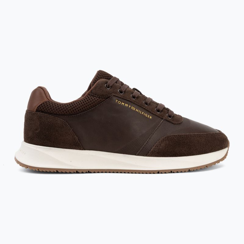 Men's shoes Tommy Hilfiger Runner Suede Mix cocoa tracksuits 2