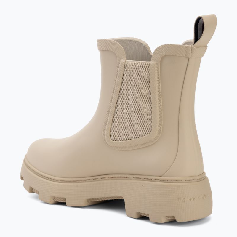 Women's wellington boots Tommy Hilfiger Rubber Flag Cleated classic beige 3