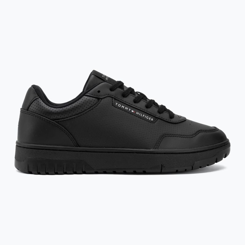 Men's shoes Tommy Hilfiger Basket Core Leather black 2