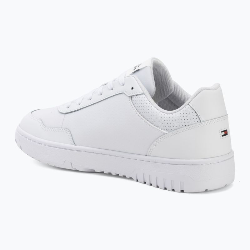 Men's shoes Tommy Hilfiger Basket Core Leather white 3
