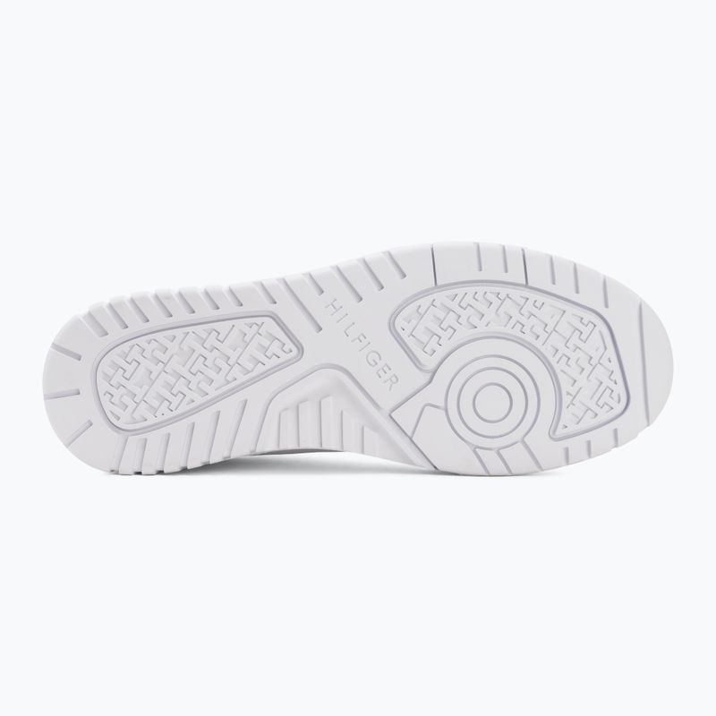 Men's shoes Tommy Hilfiger Basket Core Leather white 4