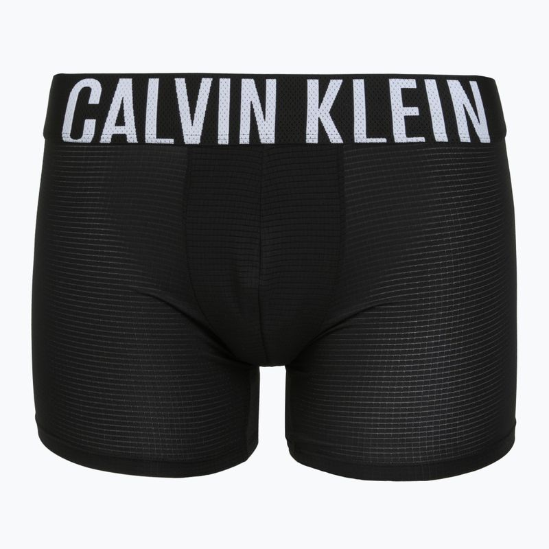 Men's boxers Calvin Klein LV00NB4665 Boxer Brief black/olive night/orange frosting 5