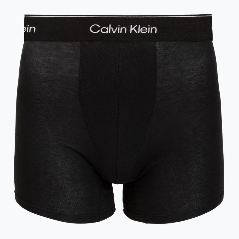Men's boxers Calvin Klein LV00NB4394 Brief black/harbor mist/dark purple w/ dt 2