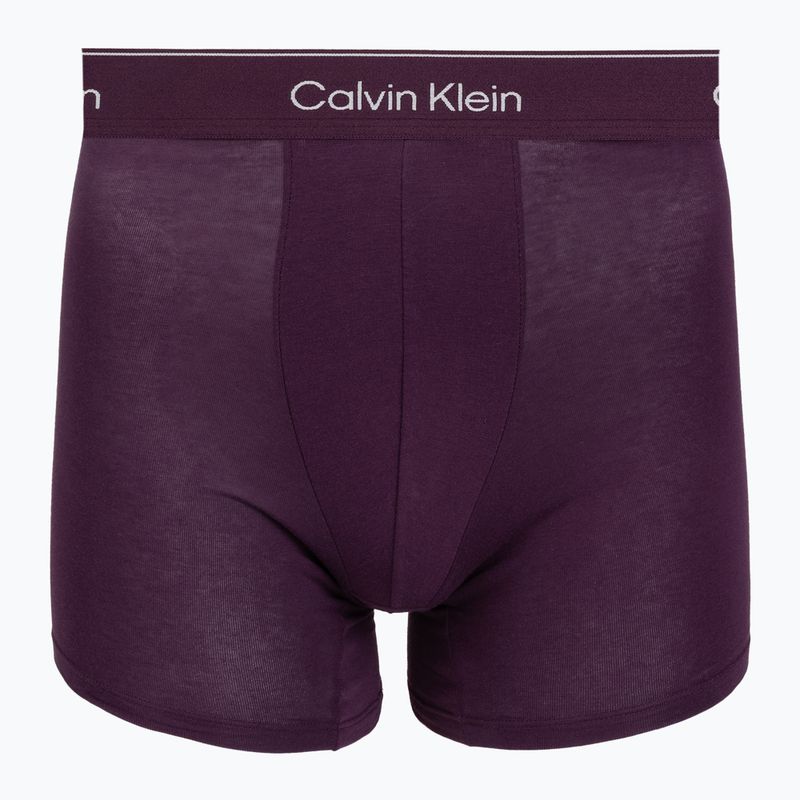 Men's boxers Calvin Klein LV00NB4394 Brief black/harbor mist/dark purple w/ dt 3