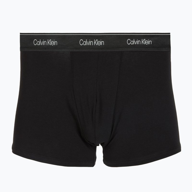 Men's boxers Calvin Klein LV00NB4575 Trunk black/goji berry/black 3