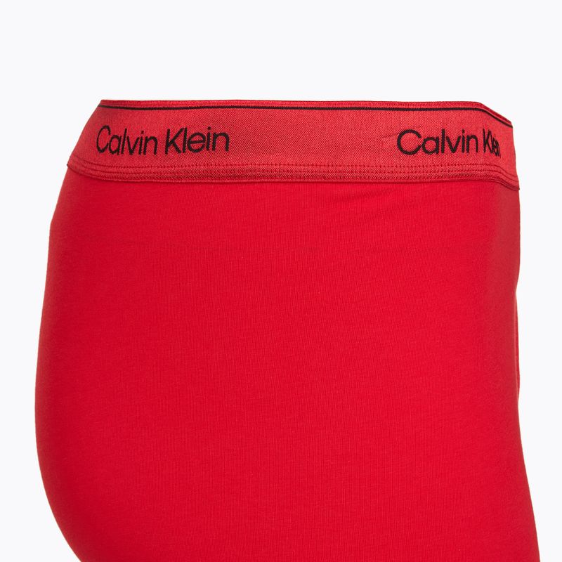 Men's boxers Calvin Klein LV00NB4575 Trunk black/goji berry/black 5