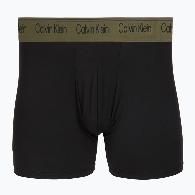 Men's boxers Calvin Klein LV00NB4410 Brief black w/bronze flash wb/black/oliv 3
