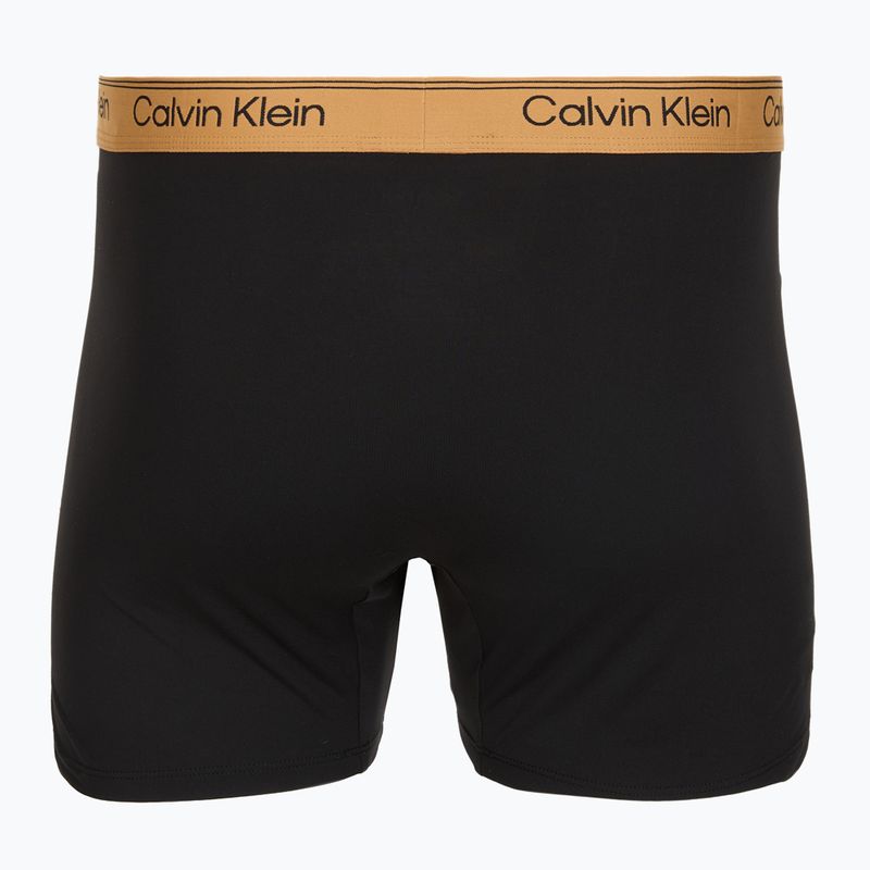 Men's boxers Calvin Klein LV00NB4410 Brief black w/bronze flash wb/black/oliv 5