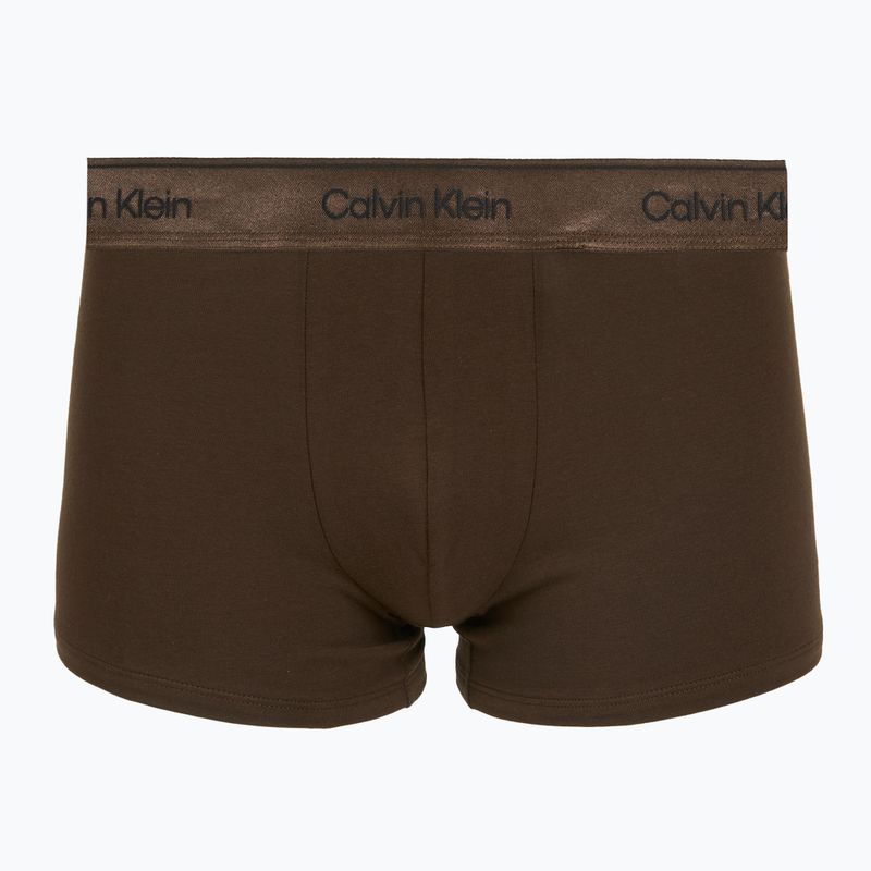 Men's boxers Calvin Klein LV00NB4575 Trunk black/brown cork/river sand 3