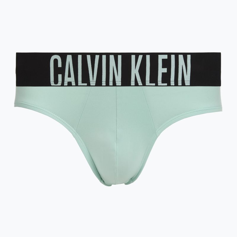 Men's briefs Calvin Klein 000NB3610A Hip Brief black/goji berry/aqua blue 2