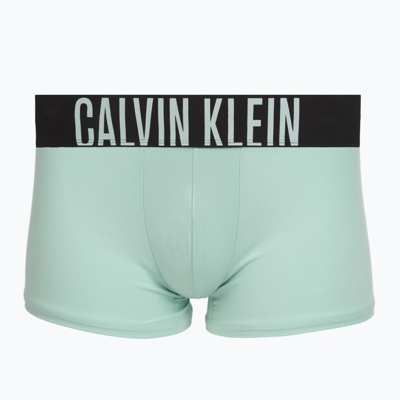 Men's boxers Calvin Klein 000NB3775A Trunk black/goji berry/aqua blue 2