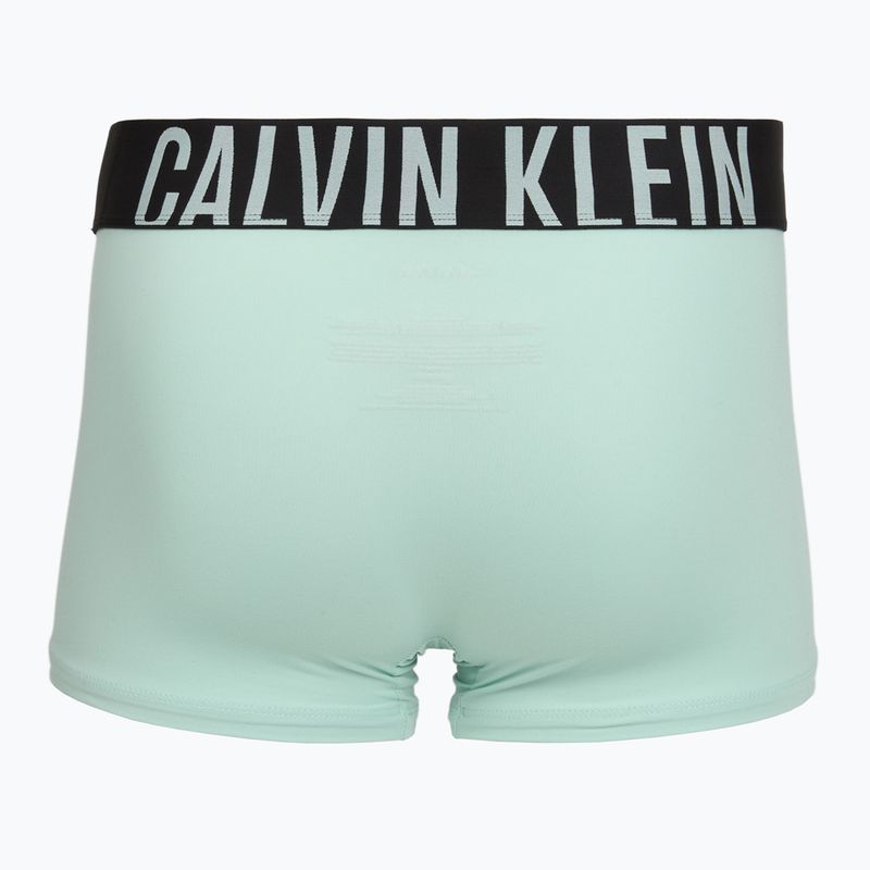 Men's boxers Calvin Klein 000NB3775A Trunk black/goji berry/aqua blue 5