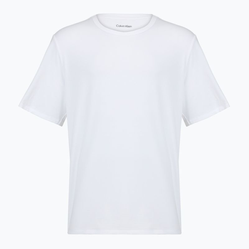 Men's T-shirt Calvin Klein LV00NB4185 Crew Neck black w/ white emb/white w/ black e 2
