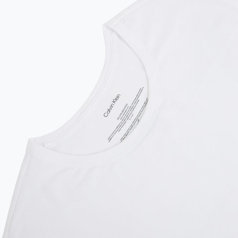 Men's T-shirt Calvin Klein LV00NB4185 Crew Neck black w/ white emb/white w/ black e 6