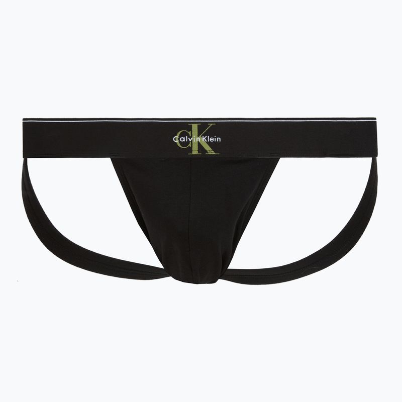 Men's briefs Calvin Klein LV00NB4644 Jock Strap black bodies w/ granite gray/poseid 3