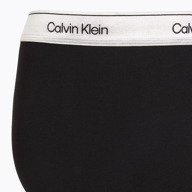 Men's boxers Calvin Klein LV00NB4731 Boxer Brief black w/ silver haze wbs 4