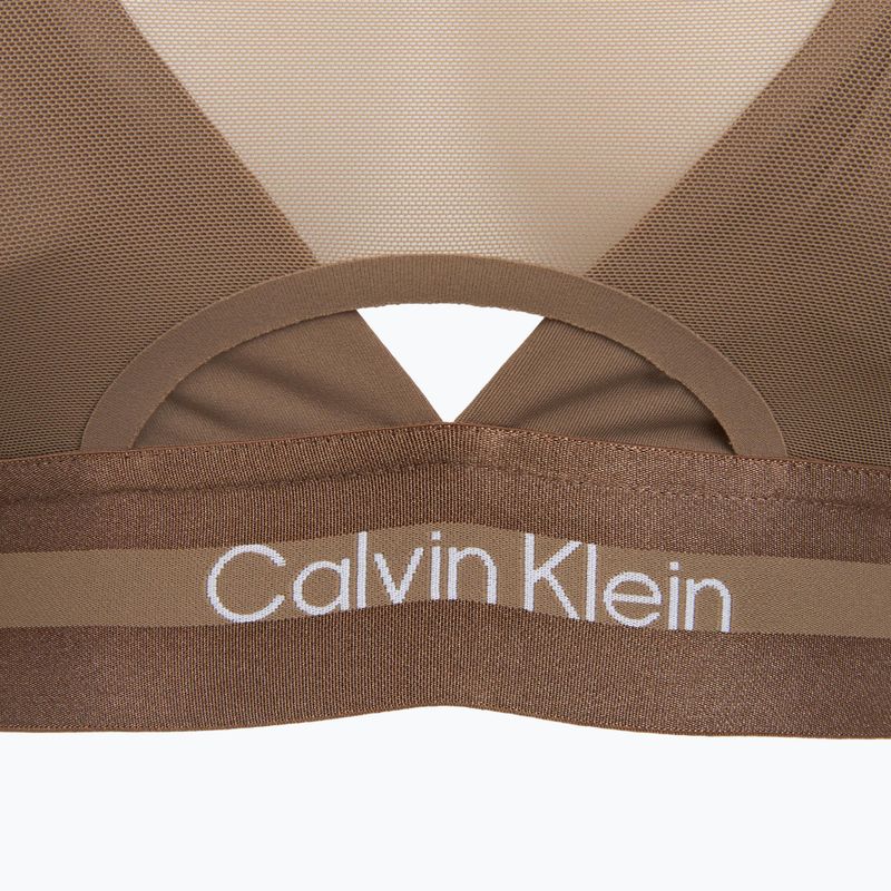 Bra Calvin Klein LVGWF6K106 Icon Shine Low Support shitake 3