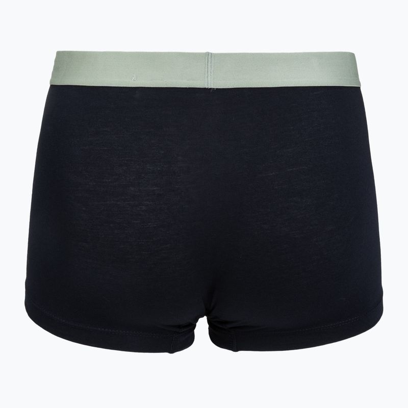 Men's boxers Tommy Hilfiger Trunk WB 3 pack nb//saf canvas/mnty grey/deep spru 5
