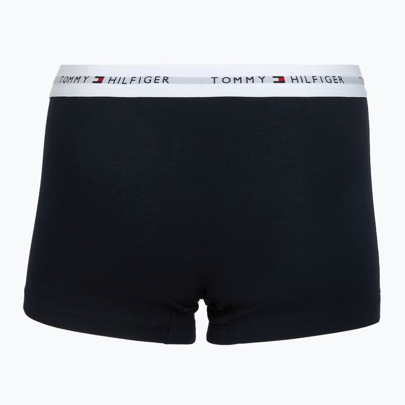 Men's boxers Tommy Hilfiger Trunk WB 3 pack nb//white/orna green/utility olive 5