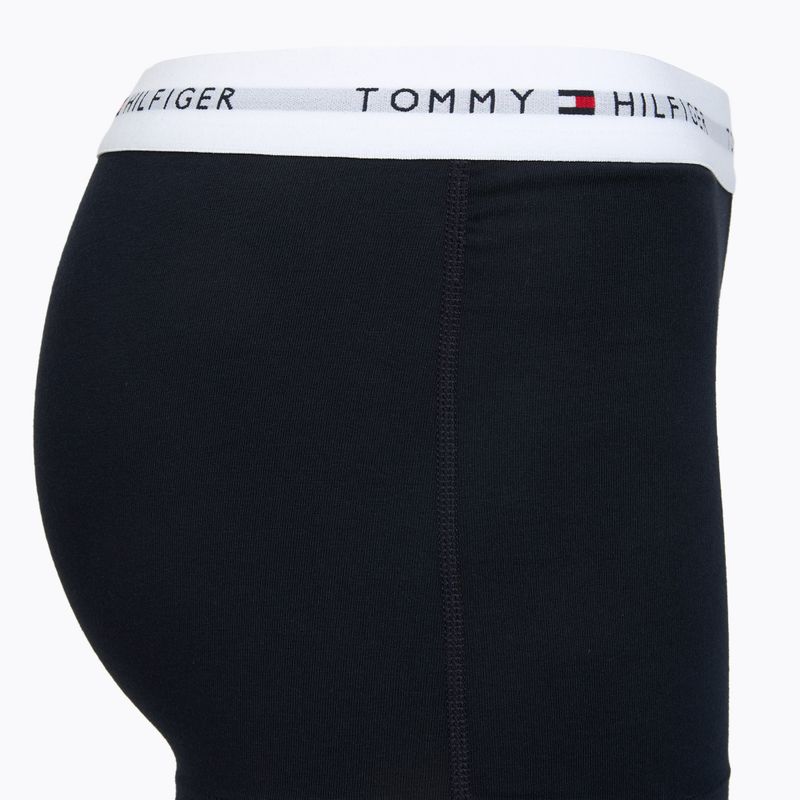 Men's boxers Tommy Hilfiger Trunk WB 3 pack nb//white/orna green/utility olive 6