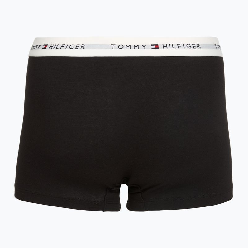 Men's boxers Tommy Hilfiger Trunk WB 3 pack nb//opu blu/orna green/ivory silk 5