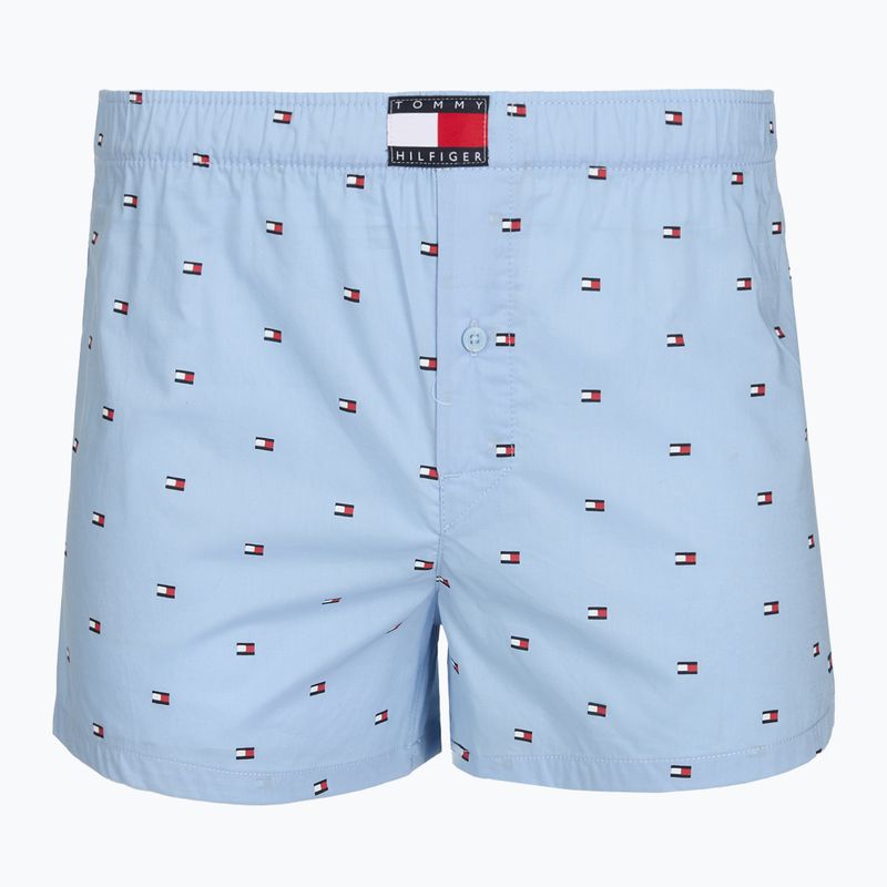 Men's boxers Tommy Hilfiger Woven Boxer Print 3 pack chambray flag/carb navy/c navy flag 5