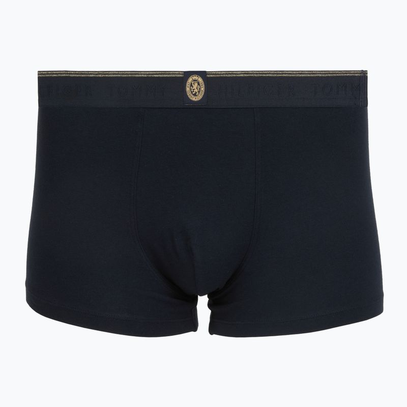 Men's boxers Tommy Hilfiger Trunk 3 pack navy blue/nocturnal green/burgundy 4