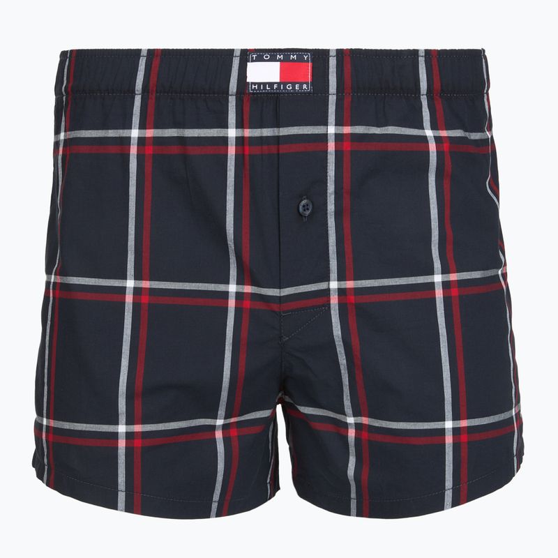 Men's boxers Tommy Hilfiger Woven Boxer Print 3 pack rwb foulard/med red/rwb w chck 4