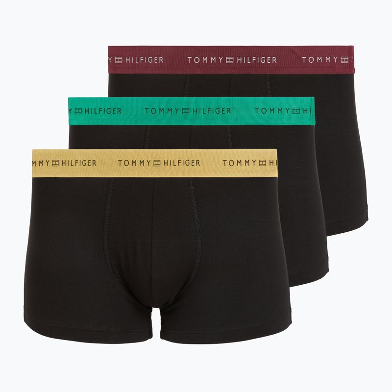 Men's boxers Tommy Hilfiger Trunk Metallic gold/burgundy/green