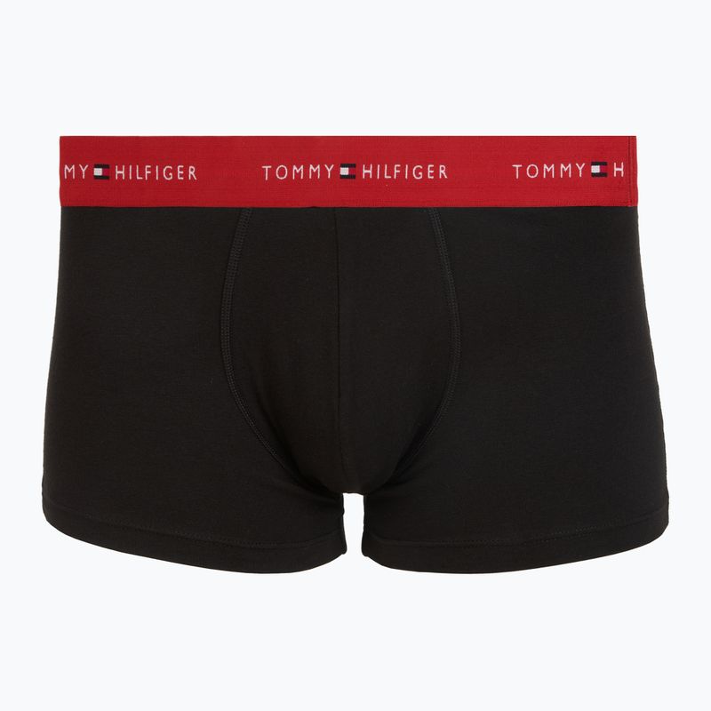 Men's boxers Tommy Hilfiger Trunk WB 7 pack black/whit/lava/sky blue/navy blue/ter red/ut ol 5