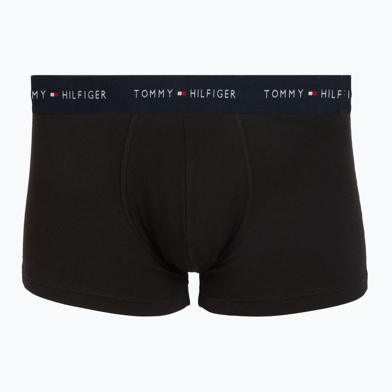 Men's boxers Tommy Hilfiger Trunk WB 7 pack black/whit/lava/sky blue/navy blue/ter red/ut ol 7