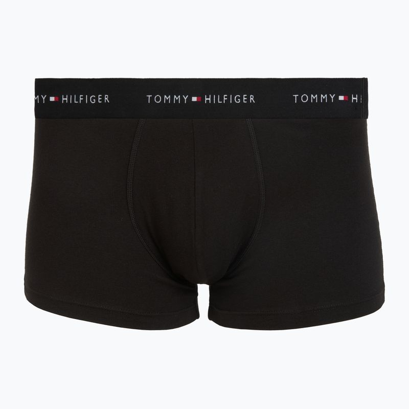 Men's boxers Tommy Hilfiger Trunk WB 7 pack black/whit/lava/sky blue/navy blue/ter red/ut ol 8