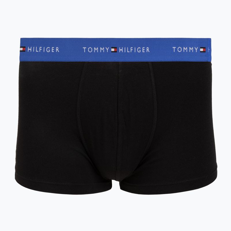 Men's boxers Tommy Hilfiger Trunk WB 5 pack black/fr red/bon pk/als green/no blue 4