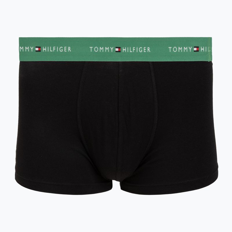 Men's boxers Tommy Hilfiger Trunk WB 5 pack black/fr red/bon pk/als green/no blue 5