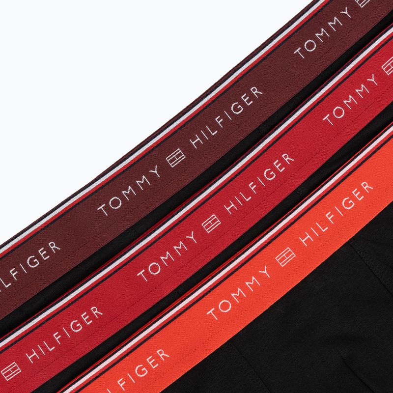Men's boxers Tommy Hilfiger Trunk fire red/burgundy/medium red 6