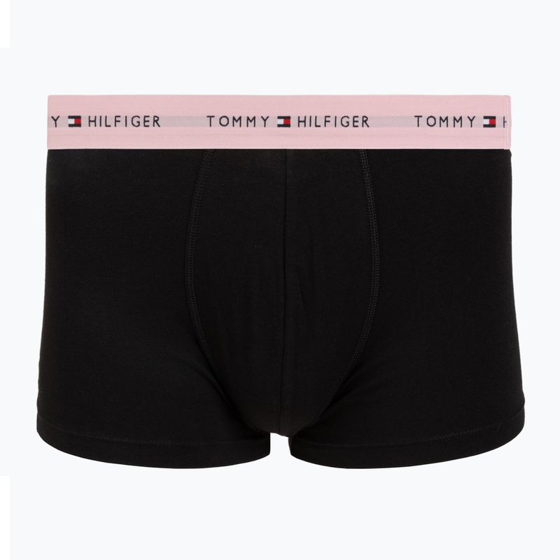 Men's boxers Tommy Hilfiger Trunk WB 3 pack utility sage/black/bonita pink 2