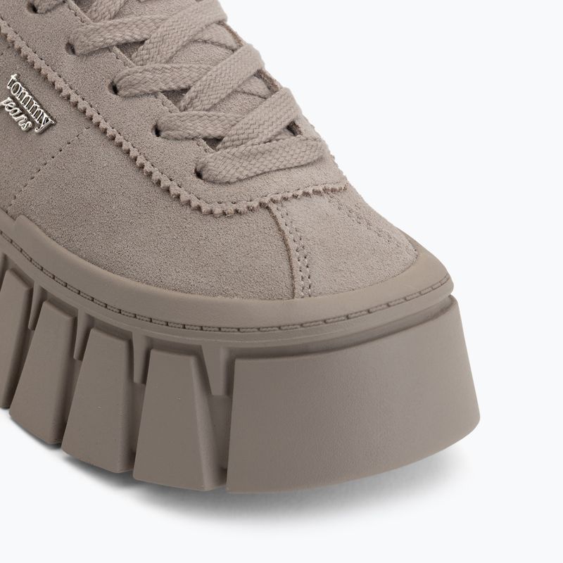 Women's shoes Tommy Hilfiger TJW Platform Sneaker Suede limeston dust 7