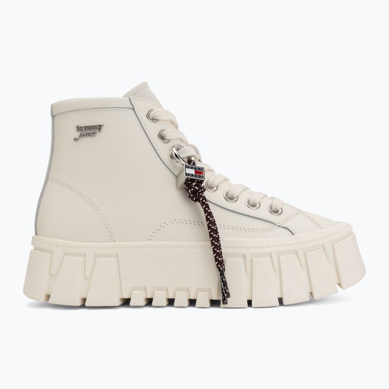 Women's shoes Tommy Jeans Platform Sneaker Leather MC ecru 2