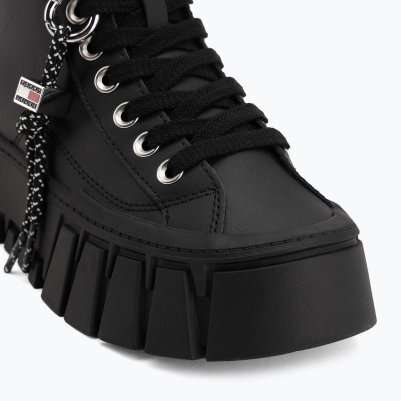 Women's shoes Tommy Jeans Platform Sneaker Leather Mc black 7
