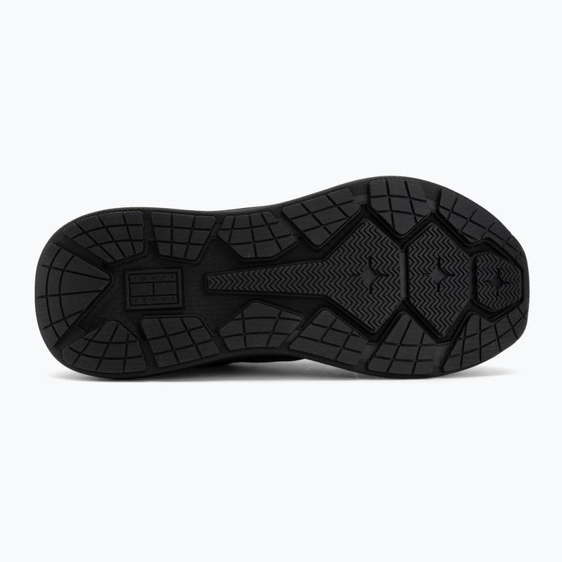 Men's shoes Tommy Jeans Runn Leather triple black 4