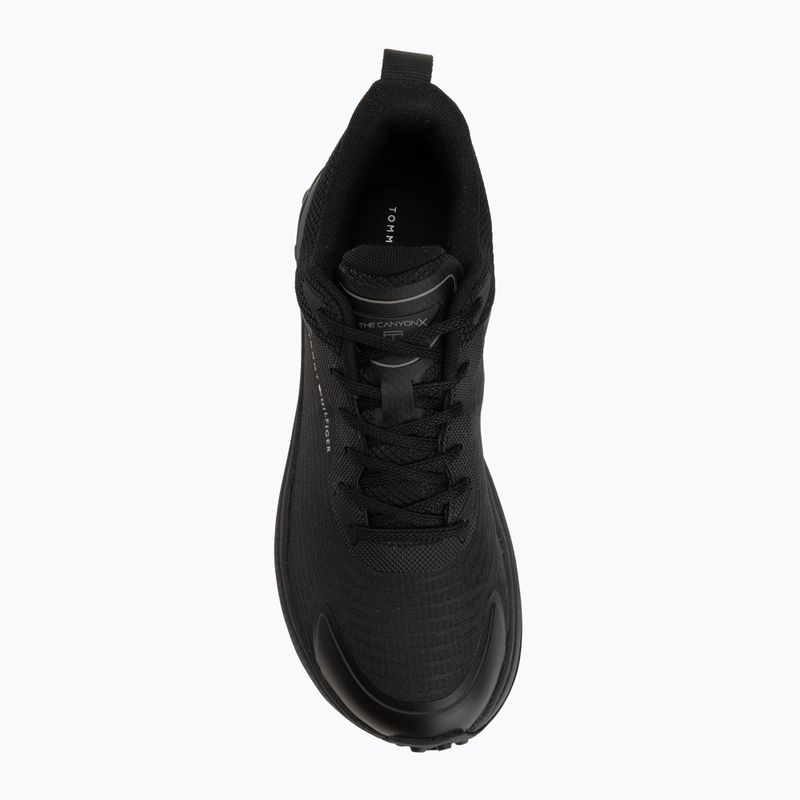 Men's shoes Tommy Hilfiger The Canyon X Knit triple black 5