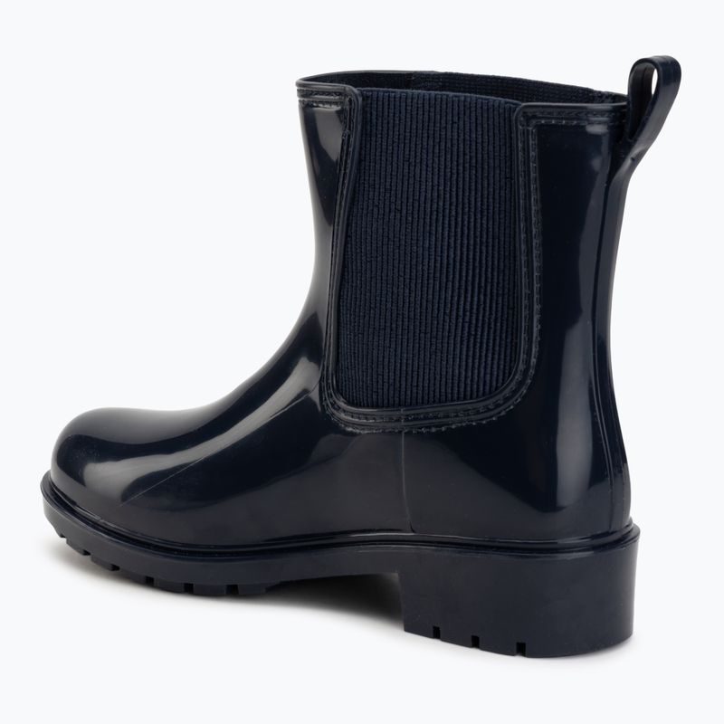 Women's wellington boots Tommy Hilfiger Buckle Glossy Ankle space blue 3