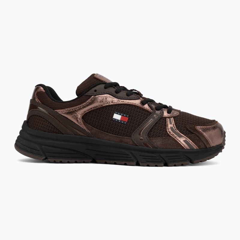 Women's shoes Tommy Hilfiger TJW Modern Runner Metallics fondant brown 2
