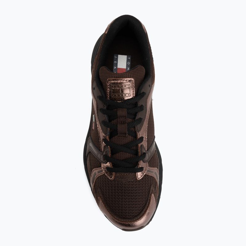 Women's shoes Tommy Hilfiger TJW Modern Runner Metallics fondant brown 5