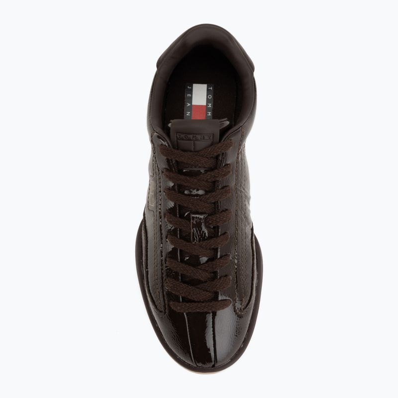Women's shoes Tommy Hilfiger Tj Low Runner Soft Naplak fondant brown 5