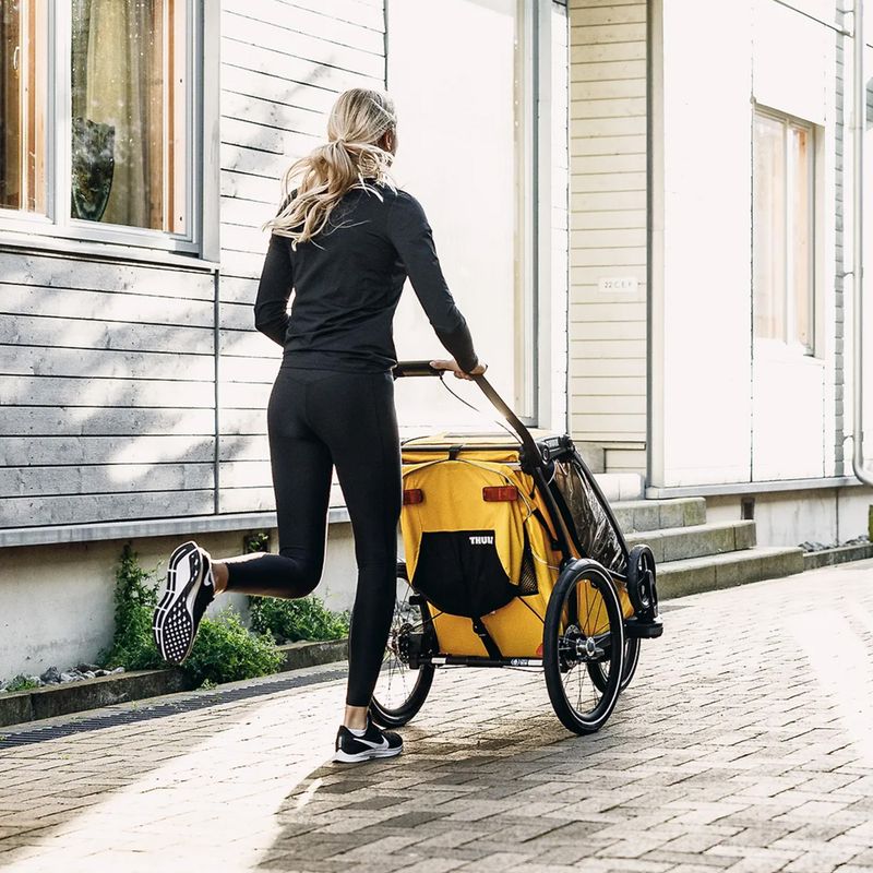 Thule Chariot Sport double bike trailer yellow 10201024 8
