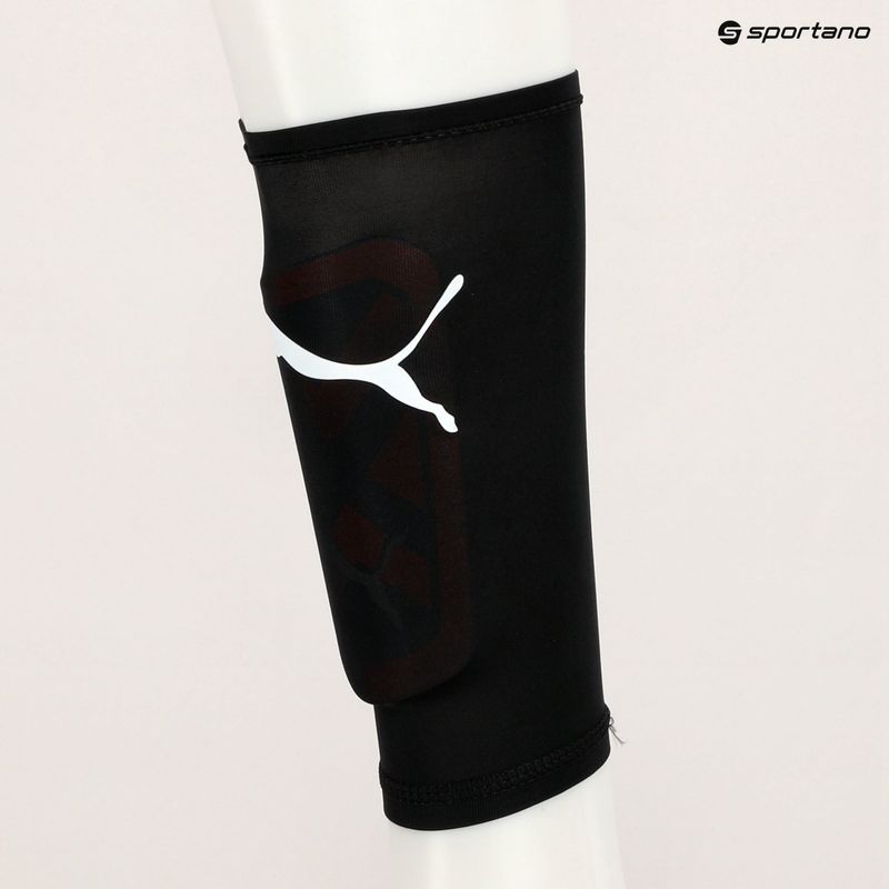 PUMA Ultra Light Sleeve shin guards ultra orange/blue glimmer 8