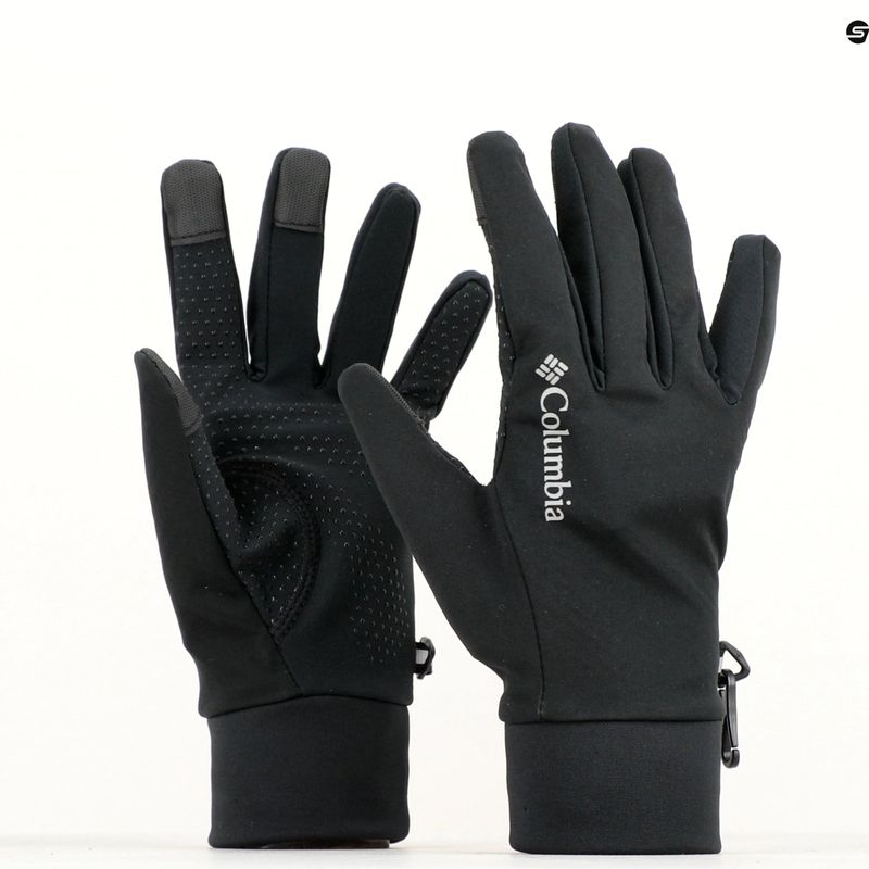 Women's trekking gloves Columbia Trail Commute black 4