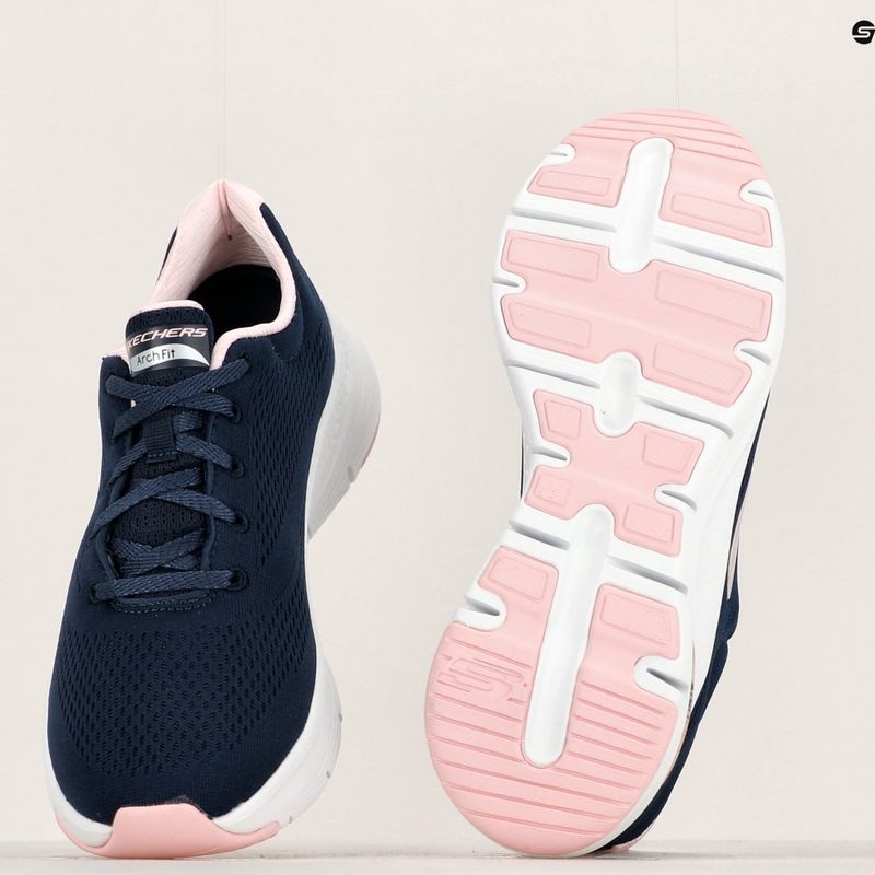 Women's training shoes SKECHERS Arch Fit Big Appeal navy/pink 14