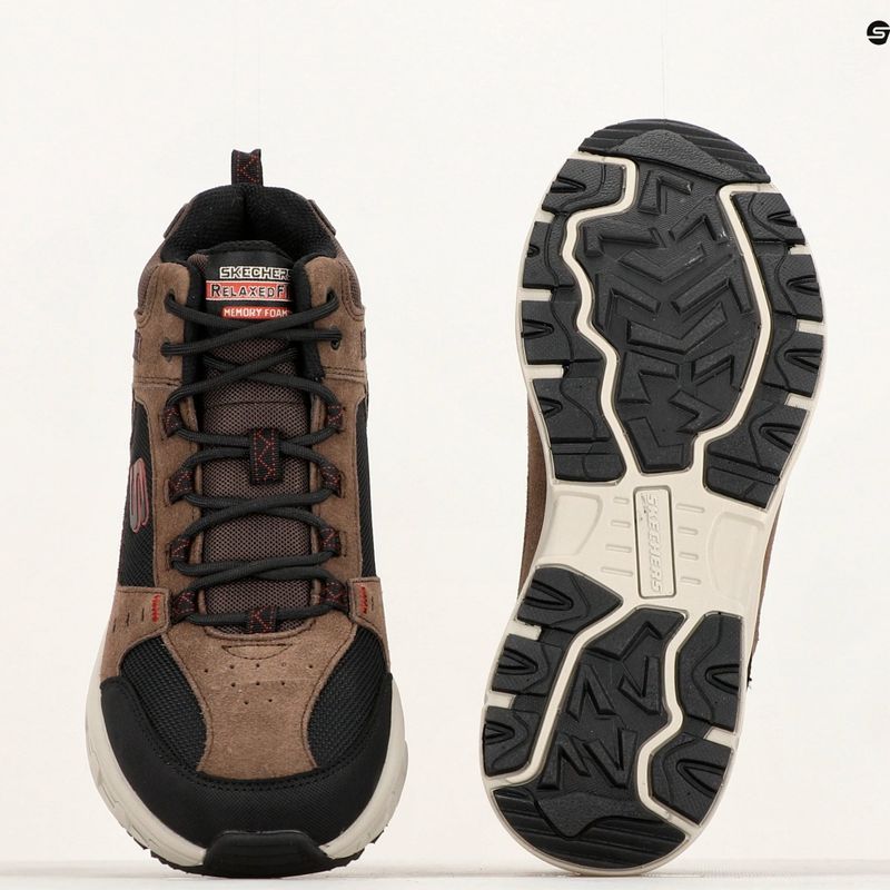 SKECHERS Oak Canyon Ironhide chocolate men's trekking shoes 14